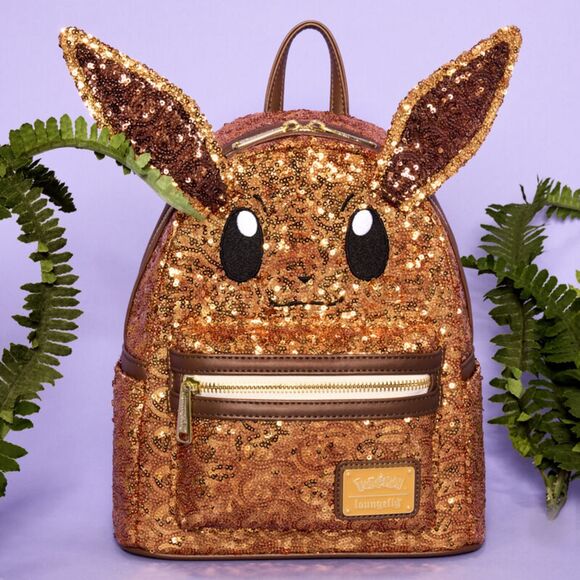 Loungefly Pokémon Exclusive Eevee Sequin Cosplay Mini Backpack main image 4